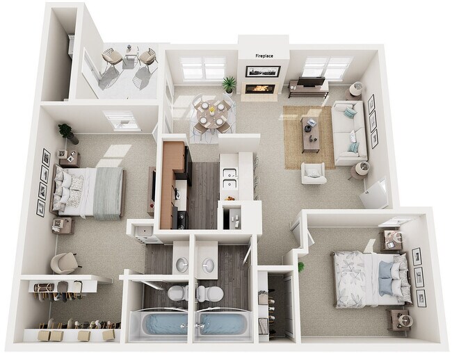 Unit 04-402 04-407 floor plan